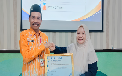 MTsN 2 Tuban Raih Peringkat III dalam Penyusunan, Penyampaian, dan Akurasi Data LPJ Bendahara Pengeluaran