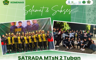 SATRADA MTsN 2 Tuban Raih Juara II LKBB “Sang Wali” Tingkat SMP/MTs Se-Pulau Jawa