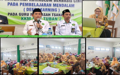 Plt. Kasi Pendma Sampaikan Kebijakan Kemenag dan Tutup Bimtek KBC di MTsN 2 Tuban