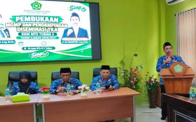 Pembukaan MGMP dan Pendampingan diseminasi KKM MTs Tuban 2 Tahun Ajaran 2026/2027