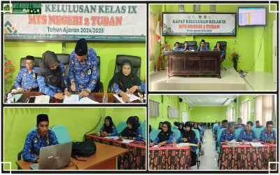 MTs Negeri 2 Tuban Gelar Rapat Kelulusan Kelas 9 Tahun Pelajaran 2024/2025