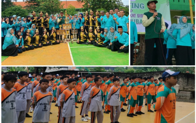 MTs Negeri 2 Tuban Gelar Apel Pembukaan Class Meeting Semester Genap: Media Kreativitas dan Bakat Siswa