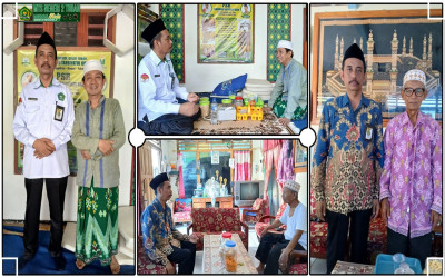 Kepala MTsN 2 Tuban  bersilaturahmi ke Komite dan Tokoh Pendahulu Madrasah