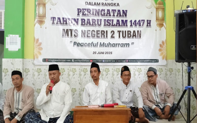 MTsN 2 Tuban Gelar Khotmil Qur’an dan Tahlil Peringati 1 Muharram 1447 H dengan Spirit Doa dan Kedamaian