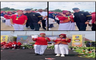 Siswa MTsN 2 Tuban Terima Medali dari Bupati dalam Festival Anak Berani Bicara 2025