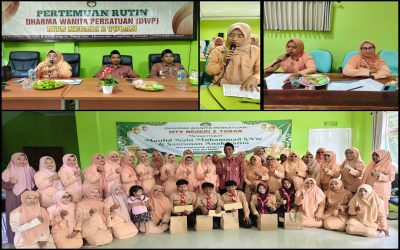 Dharma Wanita MTsN 2 Tuban Gelar Peringatan Maulid Nabi dan Santunan Anak Yatim