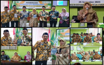 Kepala Kemenag Tuban Berikan Pembinaan ASN di MTsN 2 Tuban